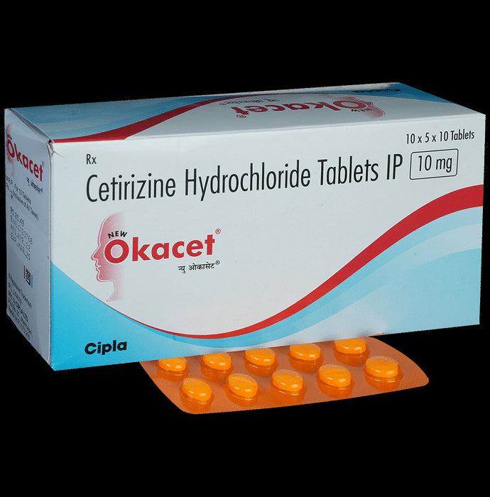 New Okacet Tablet
10 Tablet