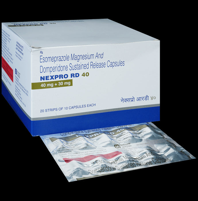 Nexpro RD 40 Capsule SR
10 Capsule SR