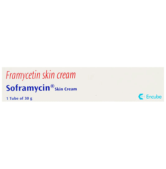 Soframycin 1% Skin Cream
100 gm Cream