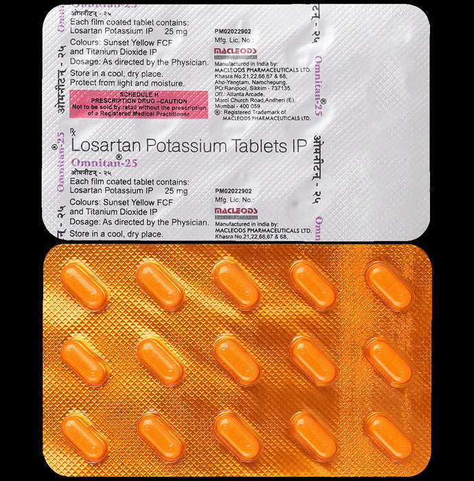 Omnitan 25 Tablet
15 Tablet