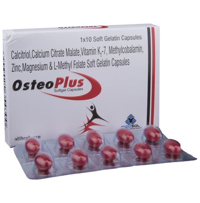 Osteo Plus Soft Gelatin Capsule
10 Soft Gelatin Capsule