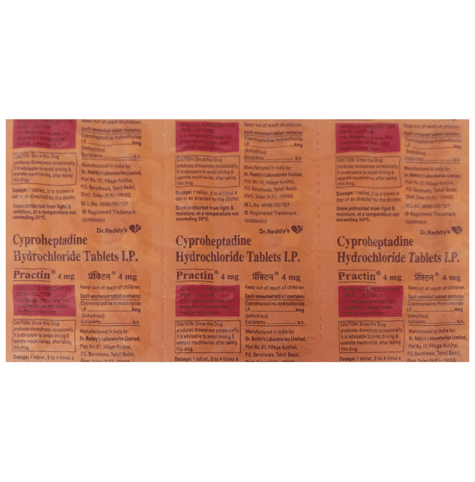 Practin 4mg Tablet
15 Tablet