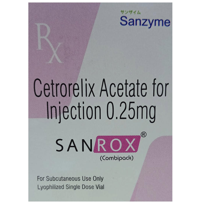 Sanrox 0.25mg Injection
1 ml Injection