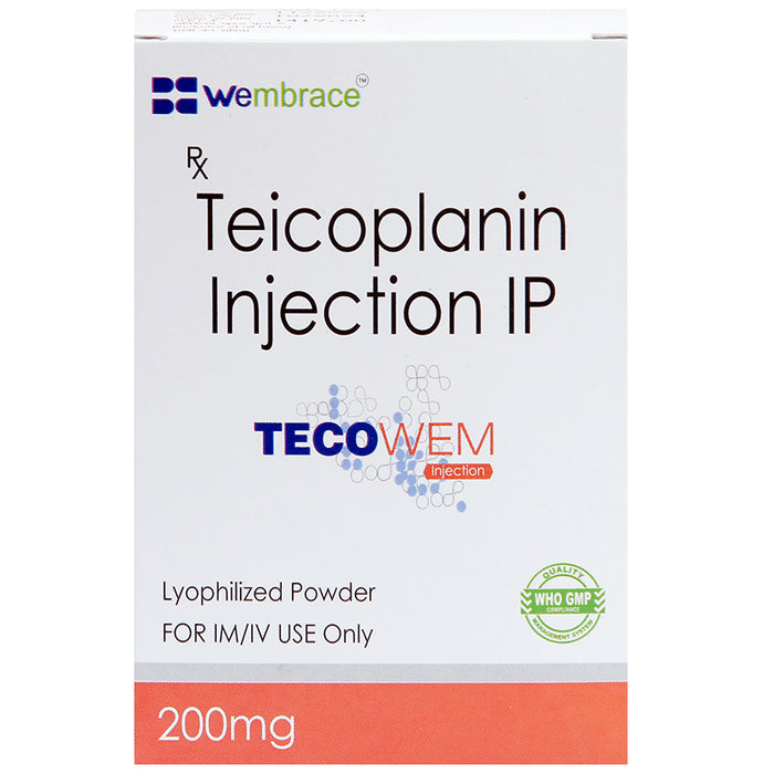 Tecowem 200mg Injection
1 Injection