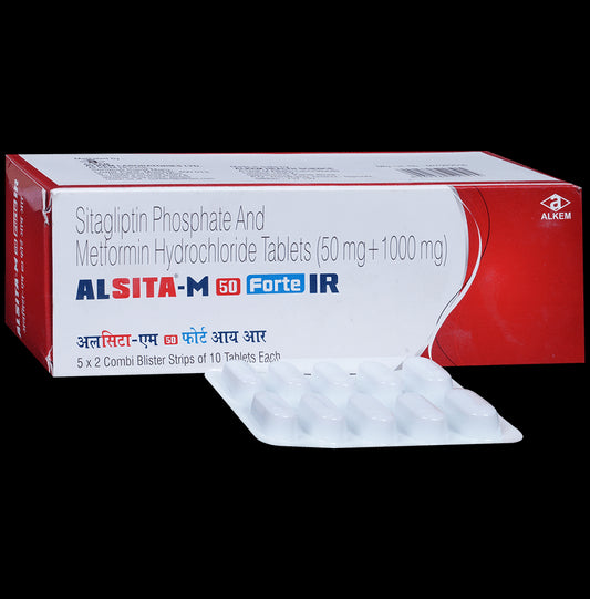 Alsita-M 50 Forte IR Tablet
10 Tablet IR