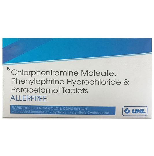 Allerfree Tablet
10 Tablet