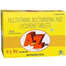 A to Z NS+ Tablet with Lycopene, Multivitamins & Multiminerals 15 Tab